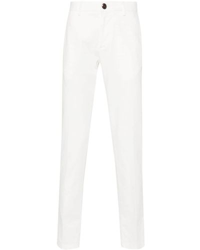BOGGI Panama Tapered Trousers - White