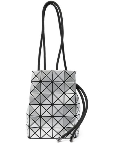 Bao Bao Issey Miyake Wring Geometric-panelled Bucket Bag - White