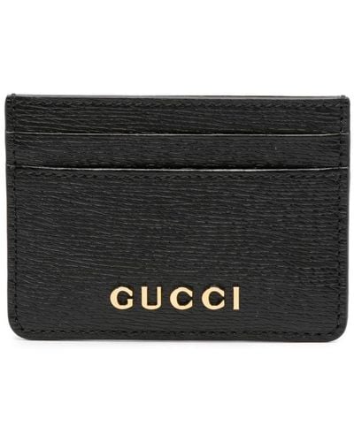 Gucci スクリプト カードケース - ブラック