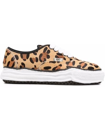 Maison Mihara Yasuhiro Sneakers mit Leoparden-Print - Mehrfarbig