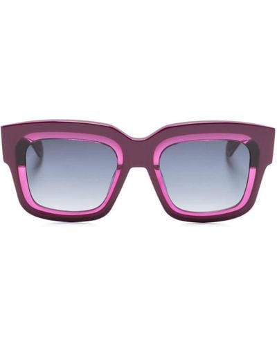 Gigi Studios Dazzle Square-frame Sunglasses - Purple