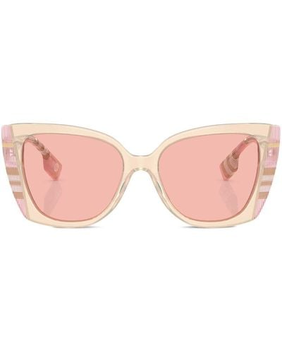 Burberry Gafas de sol Meryl con montura cat eye - Rosa