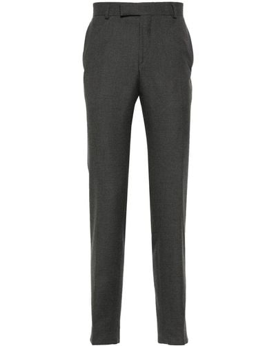Karl Lagerfeld Slim-cut Tailored Trousers - Grey