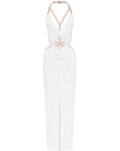 Dion Lee Rivet Drape Dress - White