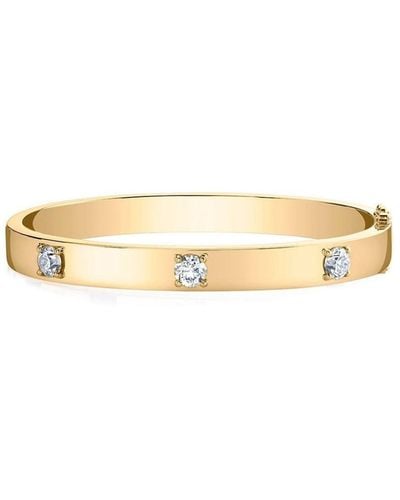 Anita Ko 18kt Yellow Gold Diamond Bangle Bracelet - Natural