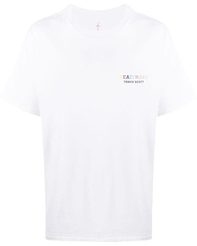 READYMADE Crew Neck Printed Logo T-shirt - White