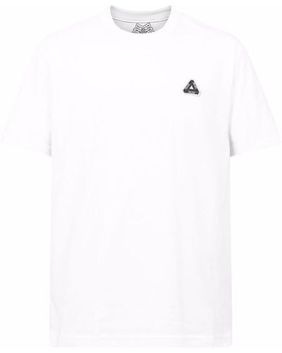 Palace T-shirt Met Logopatch - Wit