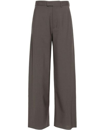 MM6 by Maison Martin Margiela Pantalones con diseño cruzado - Gris