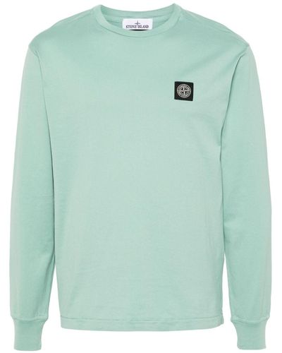 Stone Island T-shirt con motivo Compass - Verde