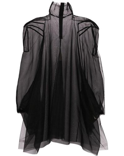 Rick Owens Kunst Sheer Tunic - Black