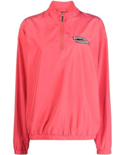 Opening Ceremony Kapuzenjacke mit Logo-Patch - Pink