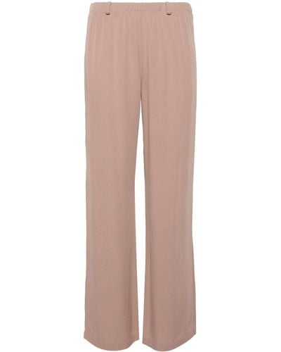 Private 0204 Straight-leg Silk Trousers - Natural