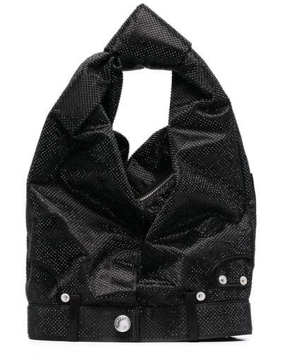 Alexander Wang Crystal-embellished Tote Bag - Black