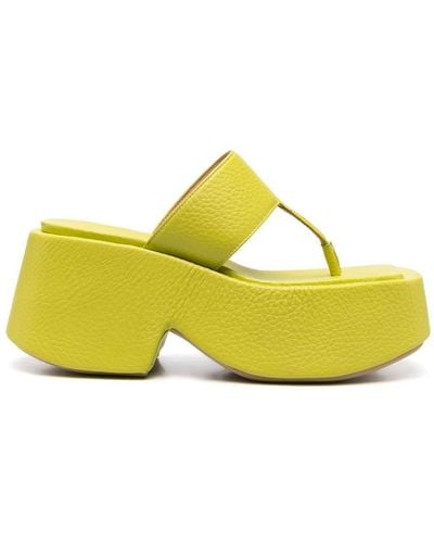 Marsèll Thong-strap 90mm Sandals - Yellow