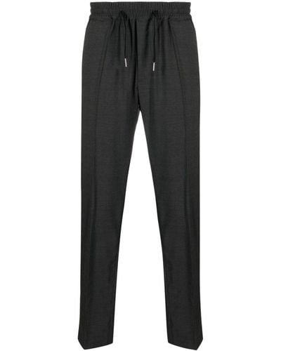 Sandro New Alpha Drawstring-waistband Trousers - Black