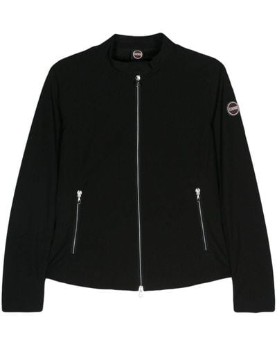 Colmar Logo-appliqué Zip-up Jacket - Black