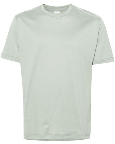 Eleventy Crew-neck Cotton T-shirt - Green