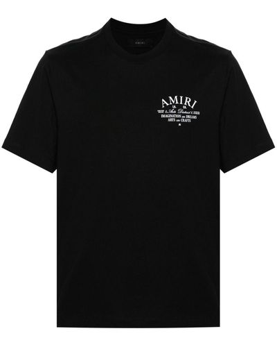 Amiri Logo-print cotton T-shirt - Negro