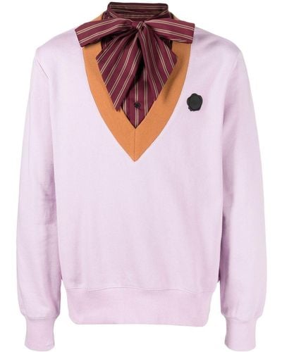 Viktor & Rolf Detachable-bow Sweater - Pink