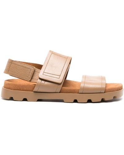 Camper Brutus Touch-strap Leather Sandals - Brown