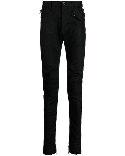 Julius Mid-rise Skinny Jeans - Black
