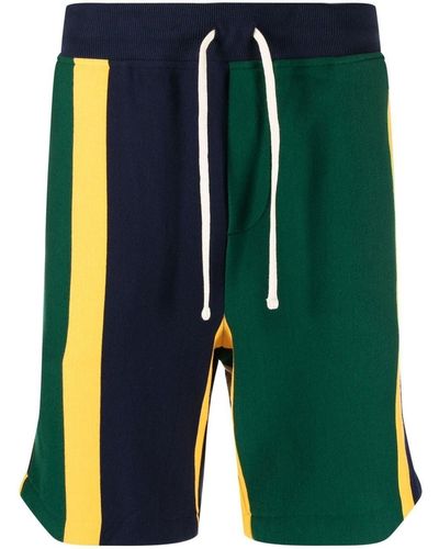Polo Ralph Lauren Pantalones cortos de chándal con diseño colour block - Verde