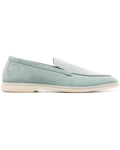 SCAROSSO Ludovico Suede Loafers - Green