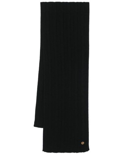 Versace Sjaal Met Medusa-plakkaat - Zwart