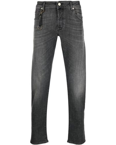 Incotex Klassische Slim-Fit-Jeans - Grau