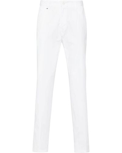 BOSS Pantalon chino en coton à coupe slim - Blanc