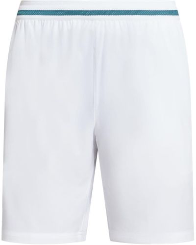 Lacoste X Novak Djokovic Shorts mit Streifen - Weiß