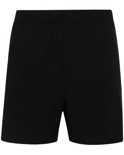 Calvin Klein Logo-Embroidered Shorts - Black