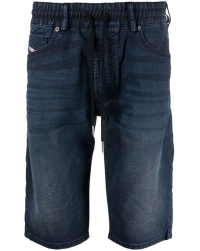 DIESEL D-krooley Drawstring-waist Denim Shorts - Blue