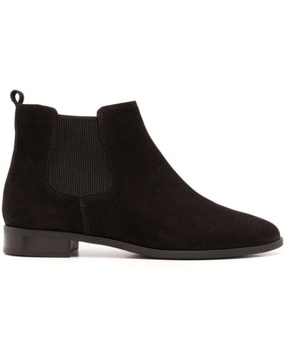 Sarah Chofakian Ankle Leather Boots - Black