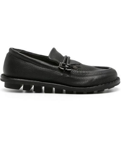 Trippen Duct Leather Loafers - Black