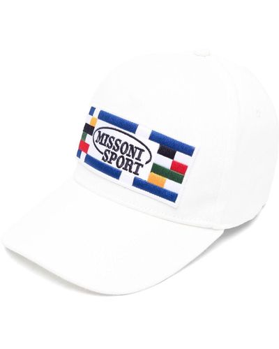 Missoni Logo-patch Cap - White