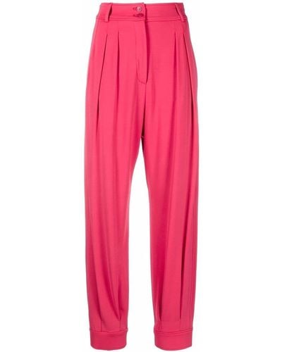 Alberta Ferretti High Waist Broek - Roze