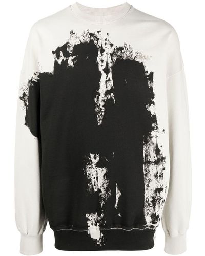 A_COLD_WALL* Spray-paint Cotton Sweatshirt - Black