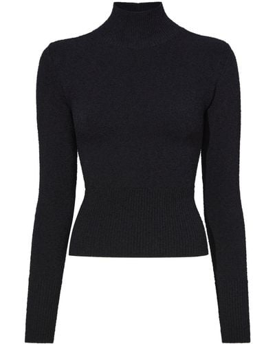 Proenza Schouler Sweater Met Col En Textuur - Blauw
