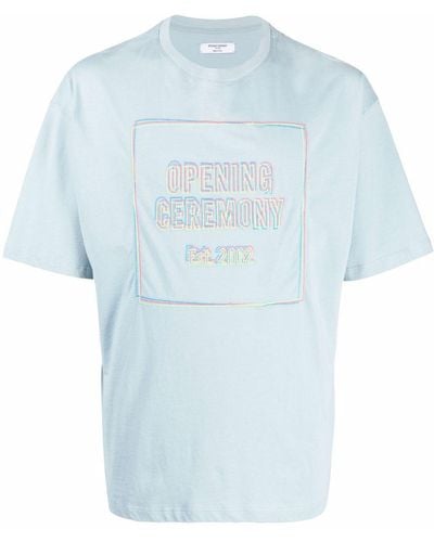 Opening Ceremony T-shirt con stampa - Blu