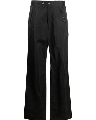 Filippa K Straight-leg Recycled Polyester Trousers - Black