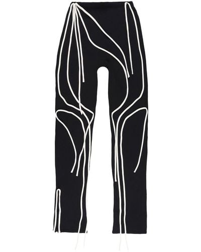 OTTOLINGER Cut-out Knit leggings - Black