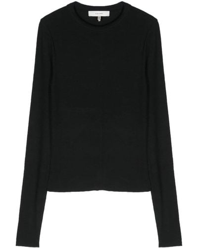 FRAME Crew-neck Long-sleeve Sweatshirt - Black
