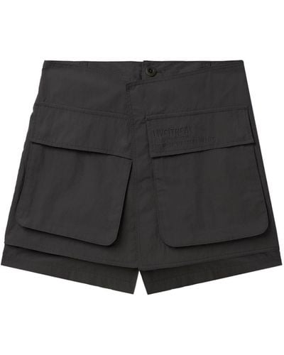Izzue Double Breasted Shorts - Black