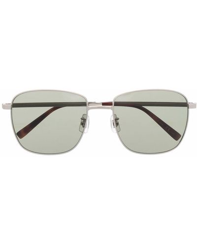 Dunhill Square-frame Tinted Sunglasses - Metallic