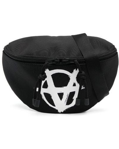 Vetements Logo-print Belt Bag - Black