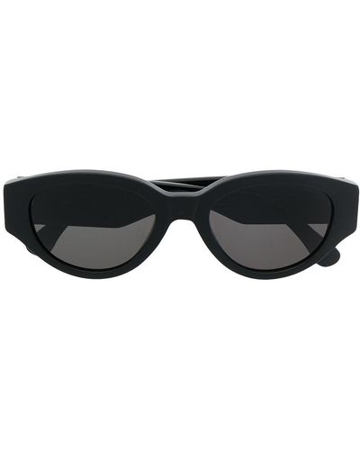 Retrosuperfuture オーバル眼鏡フレーム - ブラック