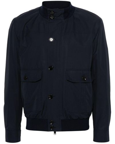 Brioni Zijden Jack - Blauw