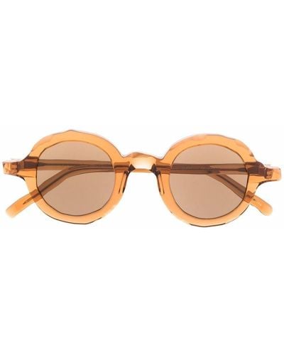 MASAHIROMARUYAMA Round-frame Sunglasses - Brown