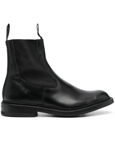 Tricker's Stephen Leather Ankle Boots - Black
